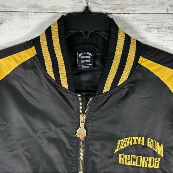 Death Row Records Men’s Long Bomber Limited Edition Jacket Sz 3X Snoop Dogg NEW - Picture 7 of 15